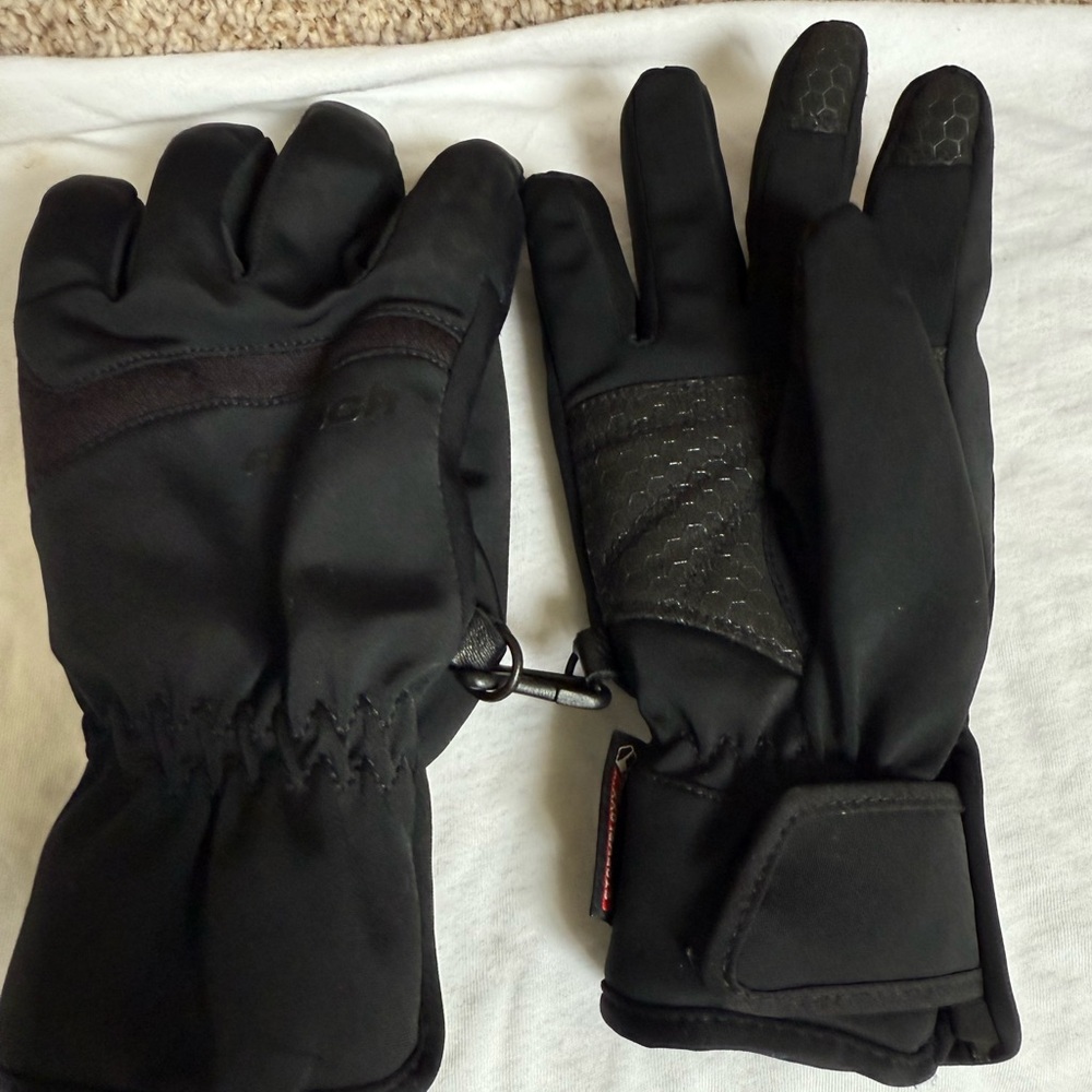 Reusch Women’s Black Winter Ski Gloves